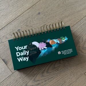 Your Daily Way meditation spiral flip book Zen master Henry Shukman